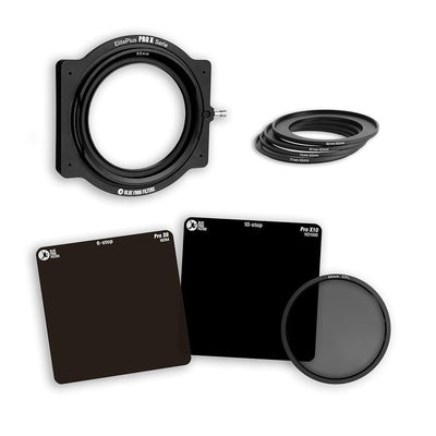 ELITE CREATIVE PRO X <br>2 ND Filter Kit - ND Filters | Long Exposure Neutral Density Filters and Filter Holder - Blue Frog Filters
